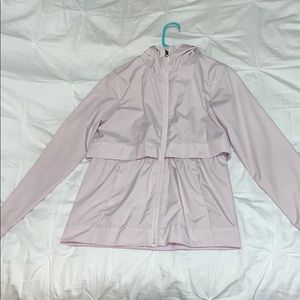 Light Pink Lululemon Rain Jacket